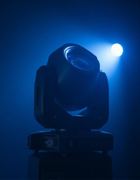A professional moving head stage light.